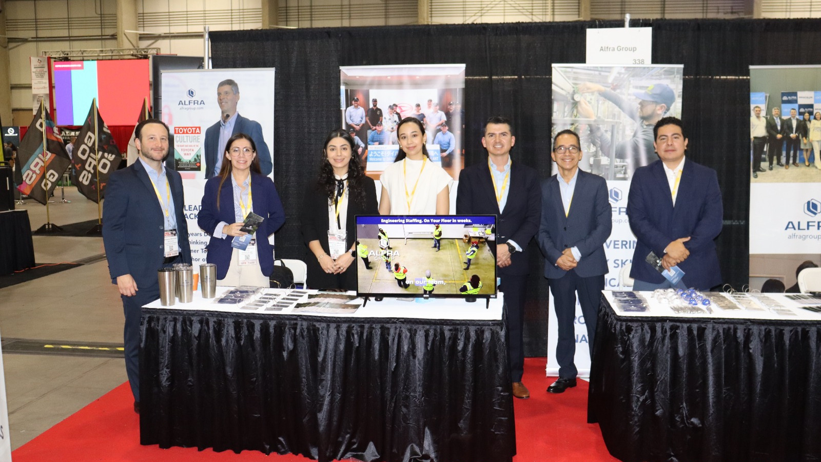 175 empresas y organismos participaron como expositores en las South Central Texas Manufacturing Trade Show & Conference.