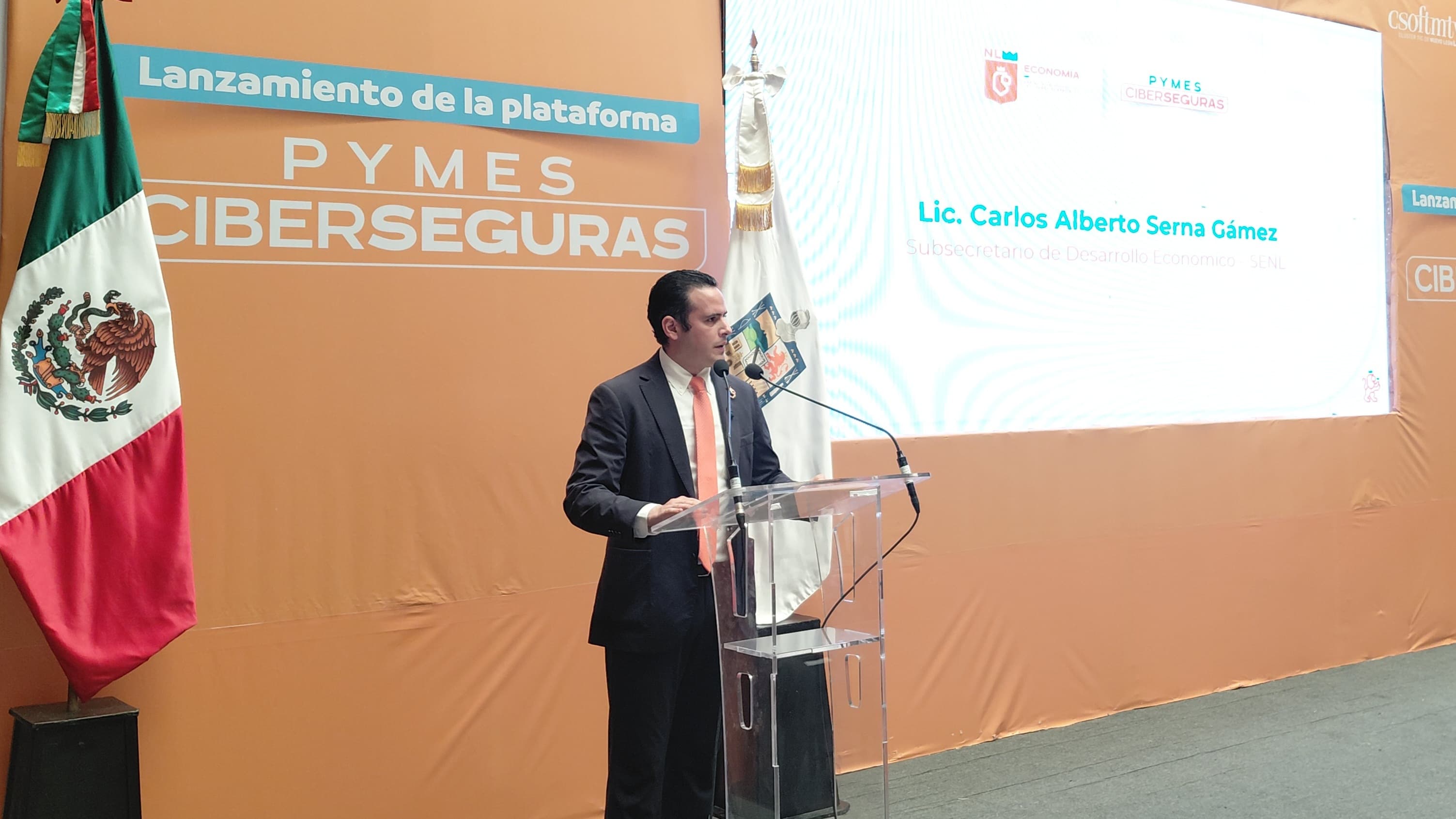 Carlos Serna, subsecretario de Desarrollo Económico estatal, aseguró que uno de los objetivos centrales del programa es generar cultura de prevención digital.