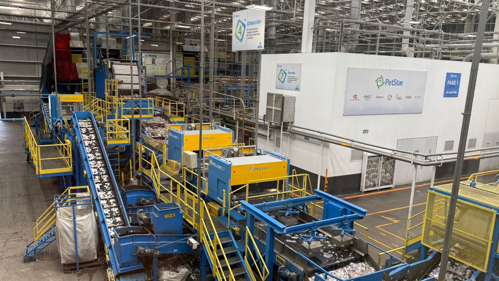PetStar recicla 13 millones de botellas al día en México con la planta más grande del mundo