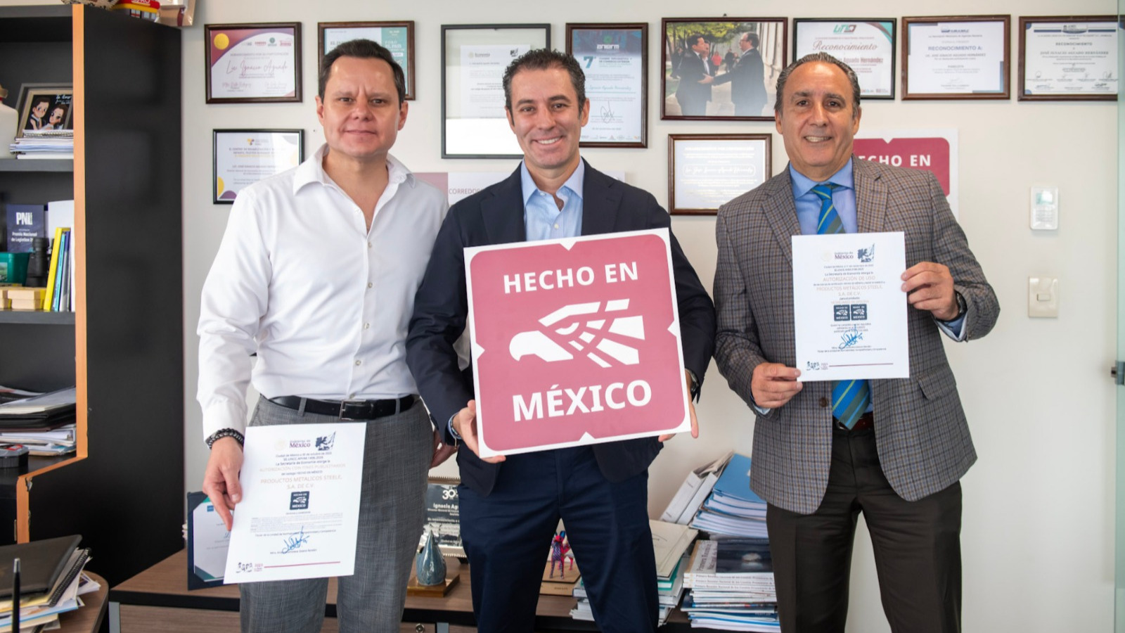 PM STEELE recibe distintivo “Hecho en México” tras más de 70 años de producción nacional