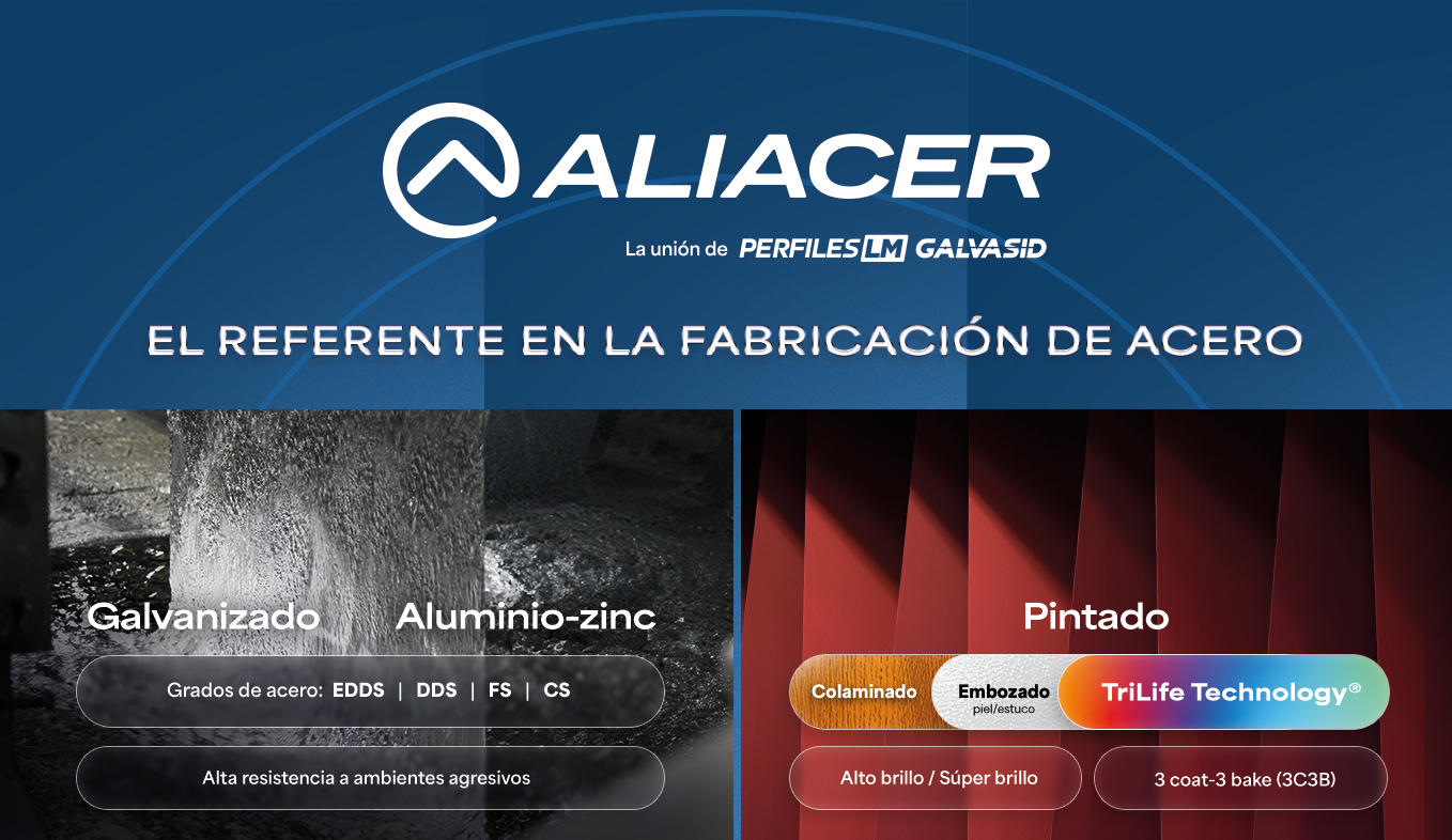 Aliacer: innovación y desempeño en acero recubierto