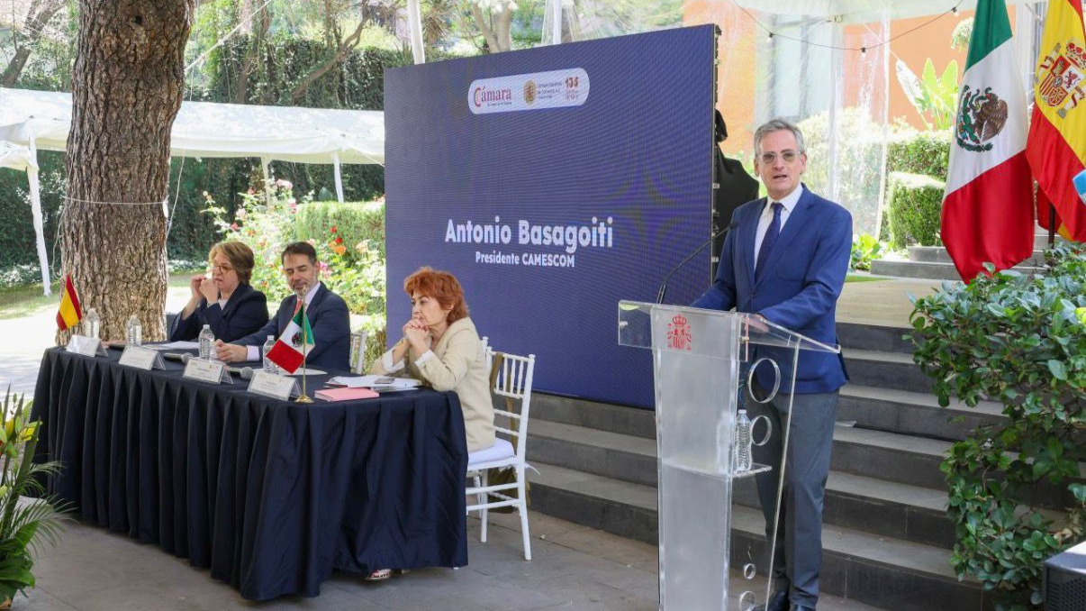 Antonio Basagoiti, presidente de la Cámara Española de Comercio en México.