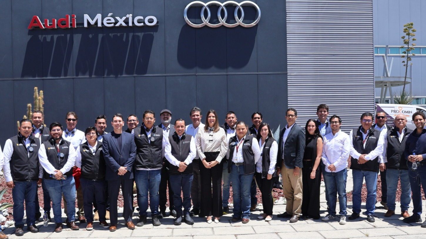 Audi México recupera más de 100,000 m³ de agua al año en su planta de Puebla