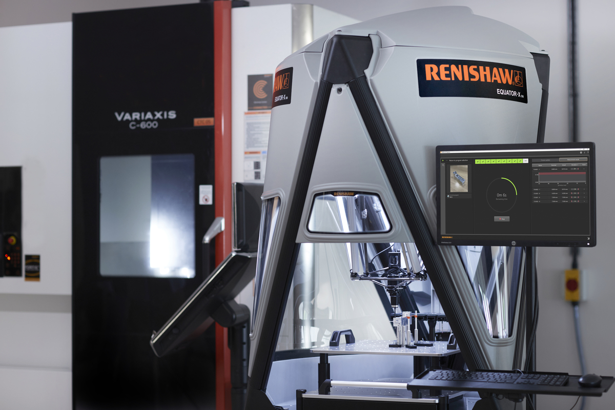Equator-X™ 500 de Renishaw integra dos sistemas de inspección para una manufactura más inteligente