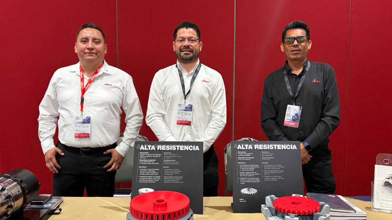 Hainbuch México presenta sistemas de cambio rápido en el World Manufacturing Congress