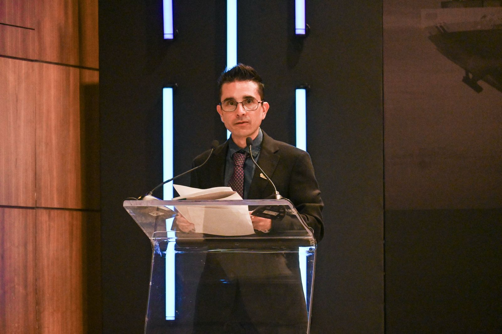 Felipe Villarreal, presidente de Index Nuevo León, participó en la apertura del Foro IMMEX 2026, encuentro que reunió a autoridades, especialistas y líderes de la manufactura de exportación.