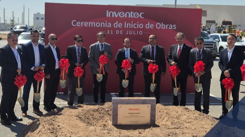 Inventec arranca construcción de su nueva planta en Ciudad Juárez
