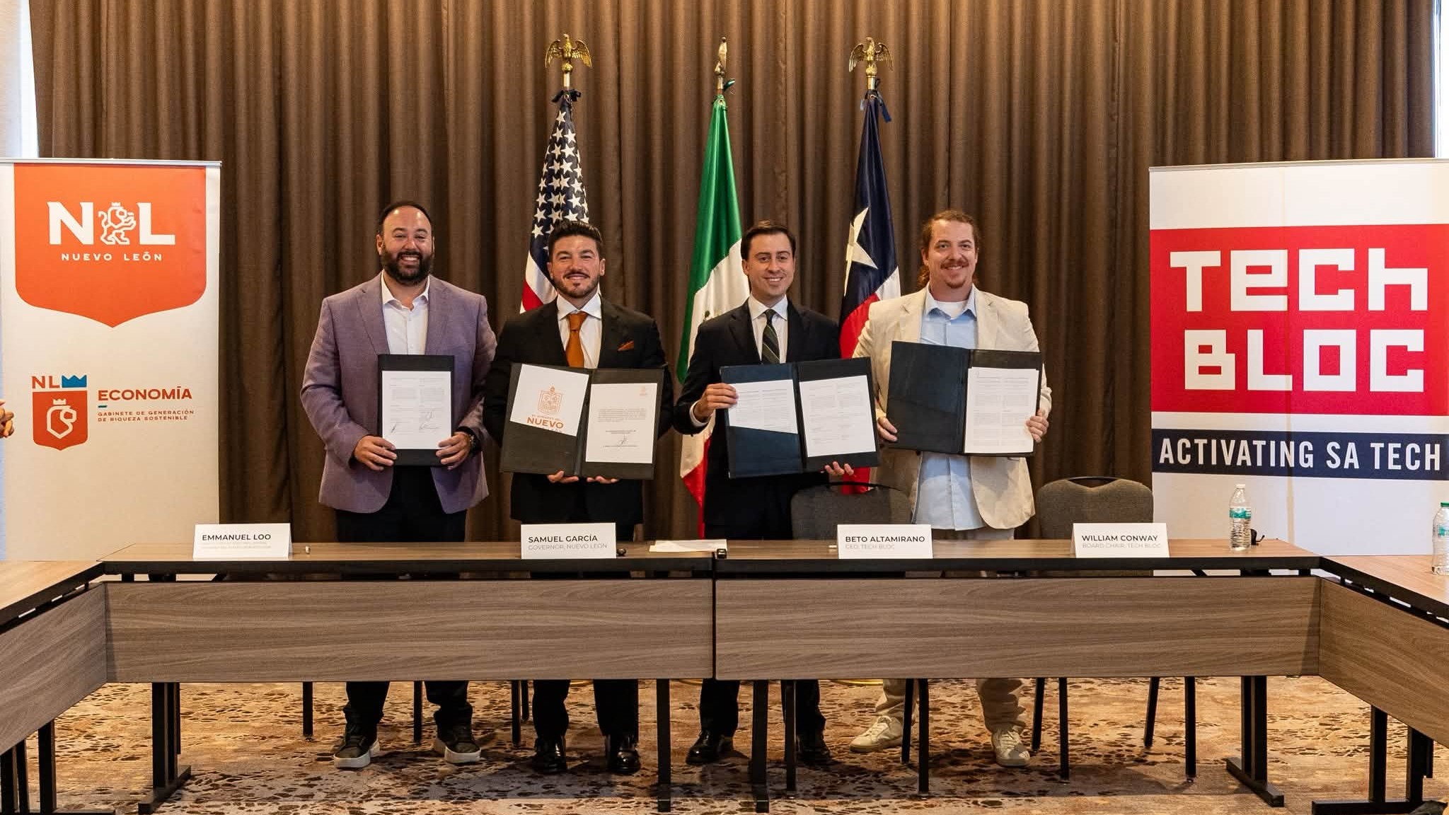 Nuevo León y Texas sellan alianza para impulsar biotecnología, ciberseguridad y manufactura avanzada