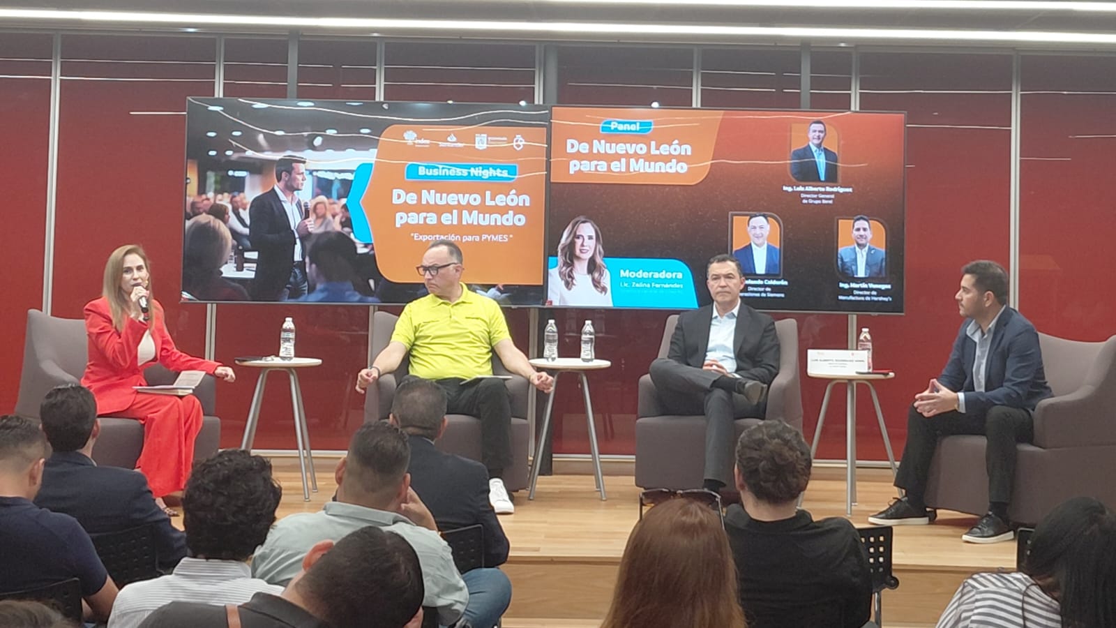 Zelina Fernández, directora general de Index Nuevo León, moderó el panel sobre retos de exportación e integración a cadenas de valor globales.