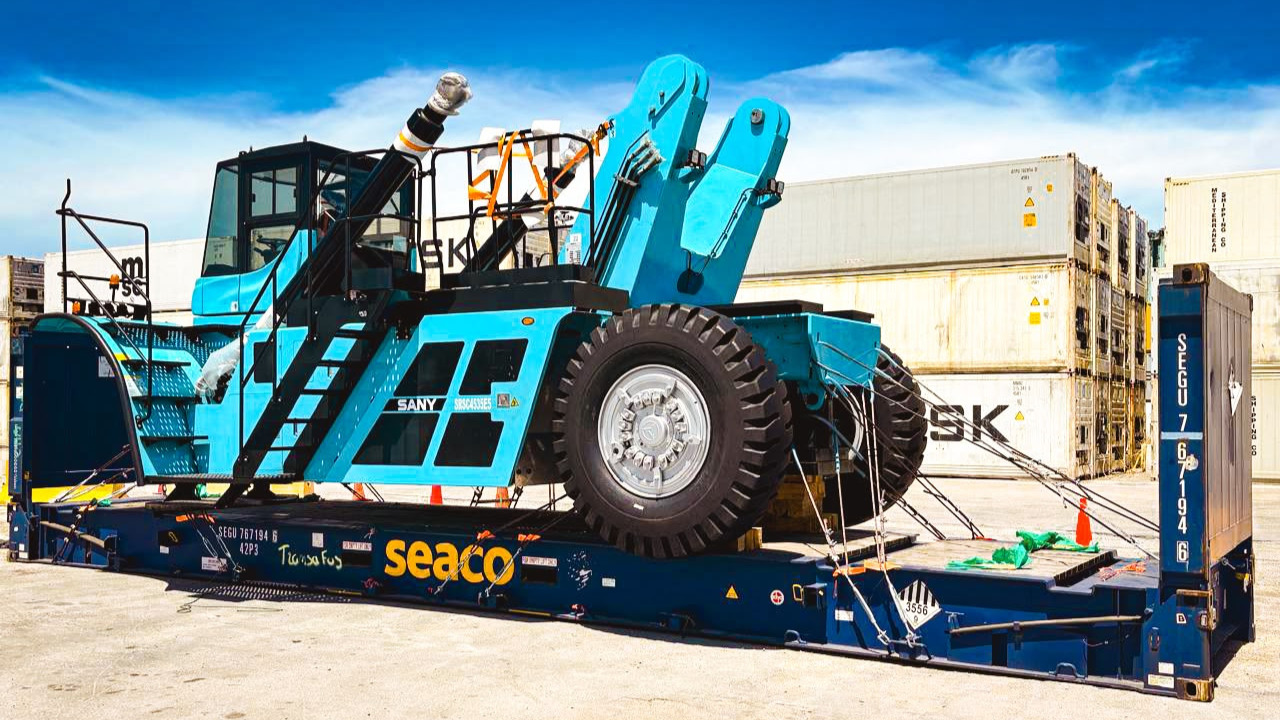 APM Terminals electrifica operación en Progreso con equipo para mover hasta 45 toneladas