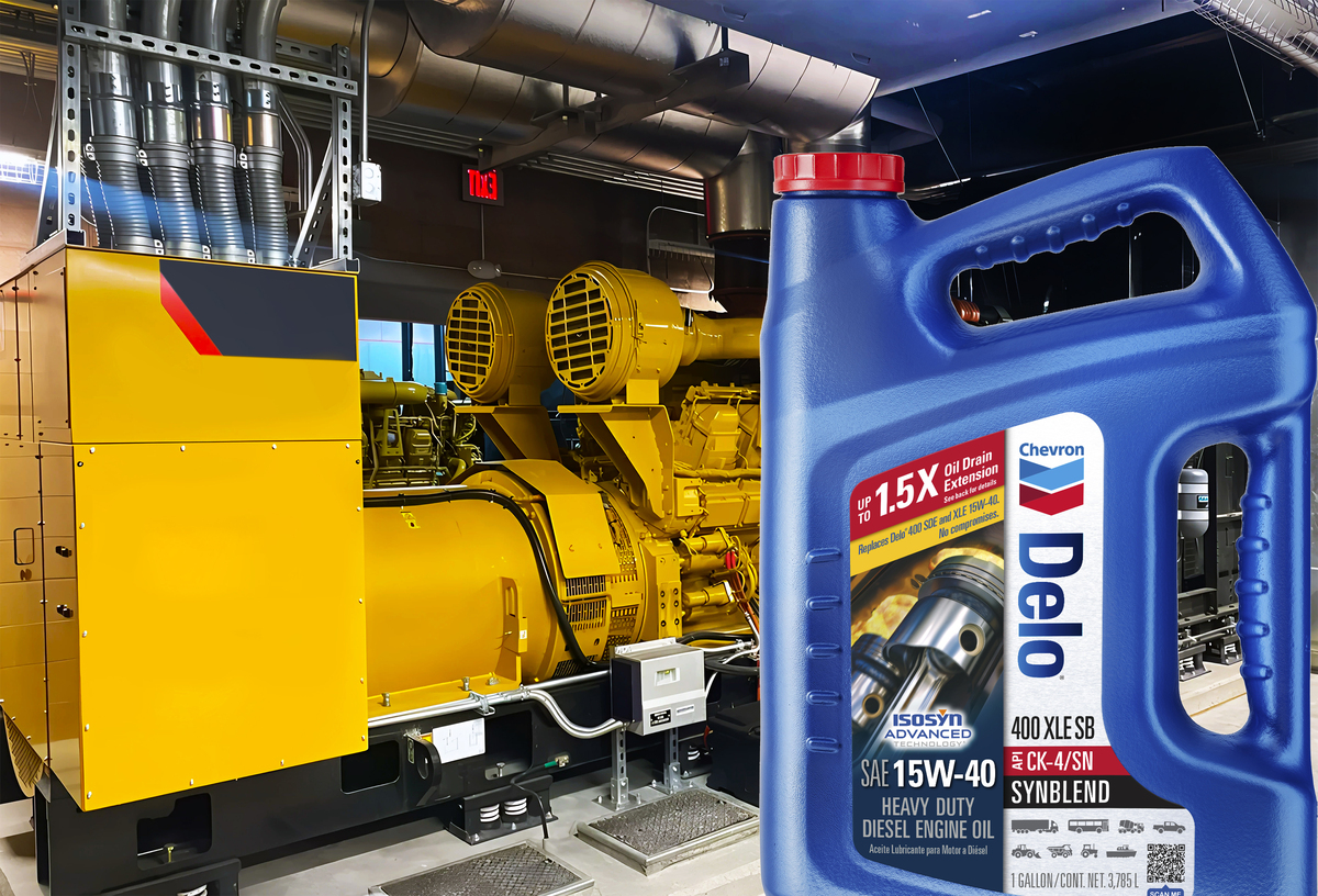 Chevron presenta Delo® 400 XLE SB para motores estacionarios de servicio pesado