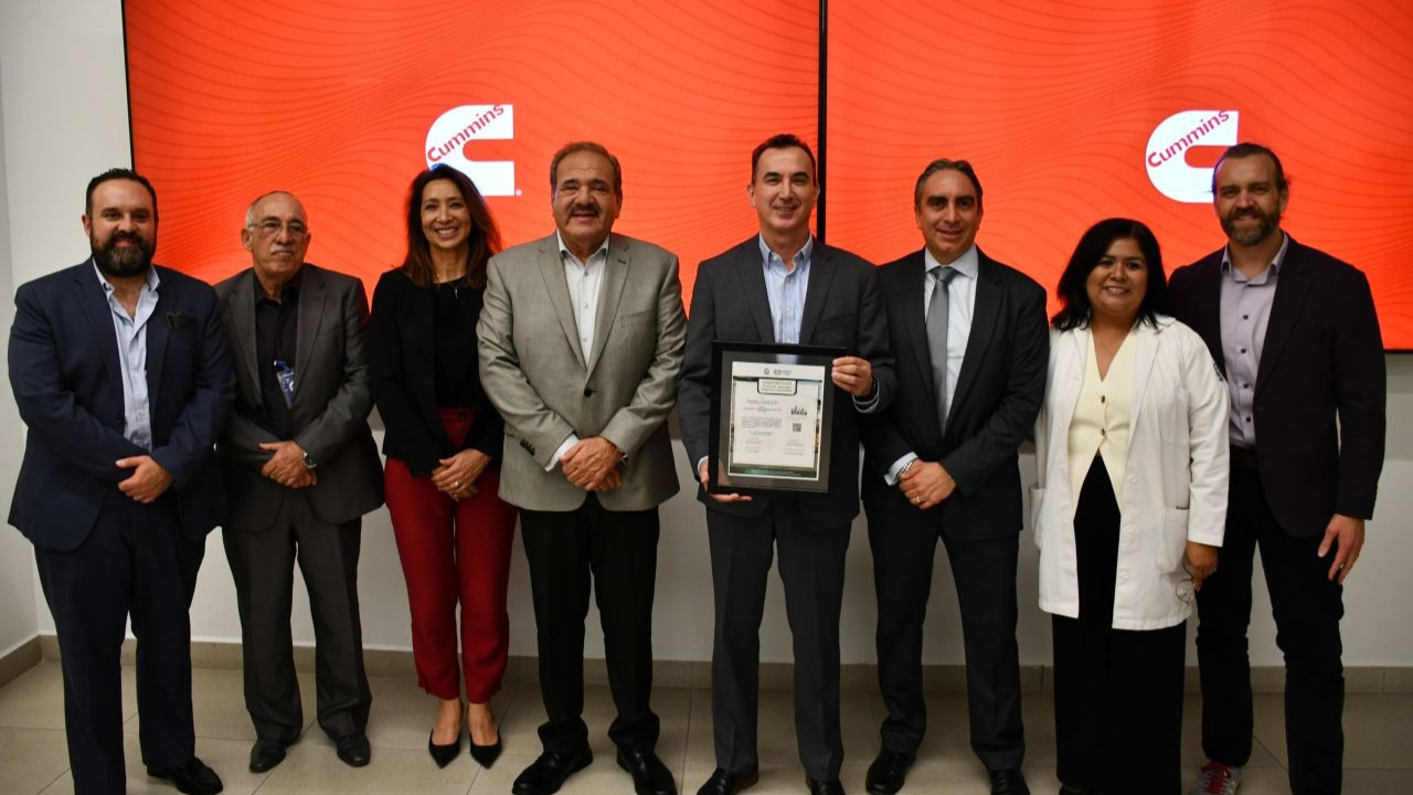 Cummins recibe el Distintivo ELSSA por su compromiso con la seguridad y salud laboral en San Luis Potosí