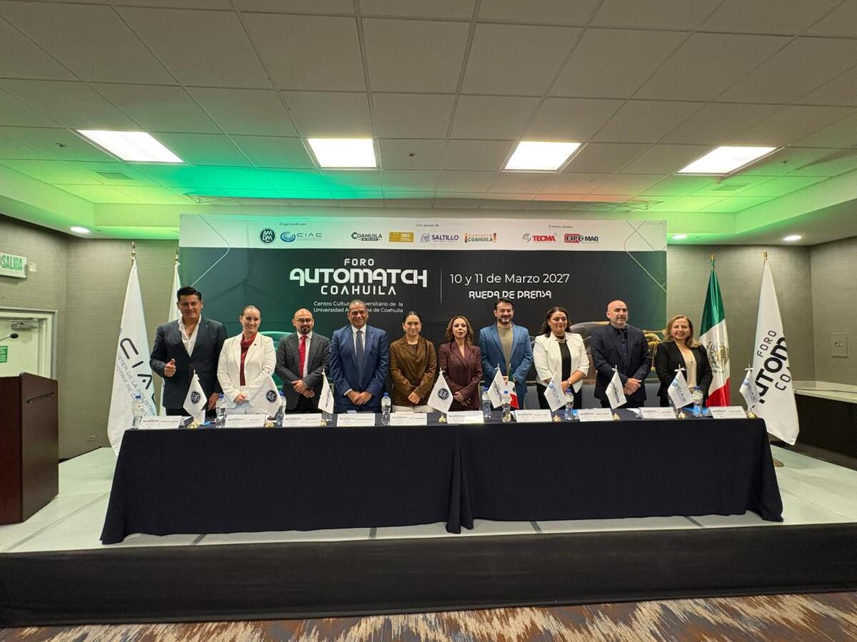 Foro Automatch Coahuila 2027 busca generar 100 millones de dólares en negocios industriales
