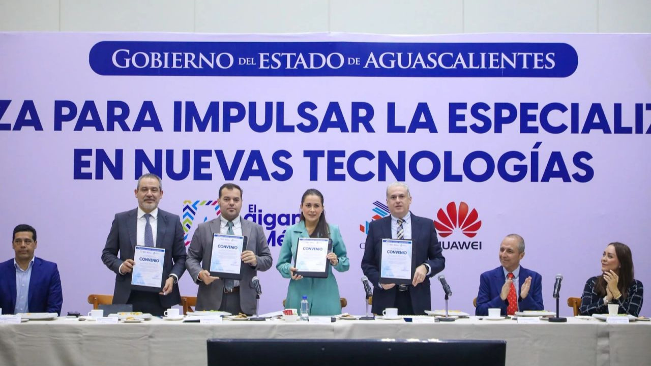Huawei se alía con universidades de Aguascalientes para formar talento en IA y tecnología