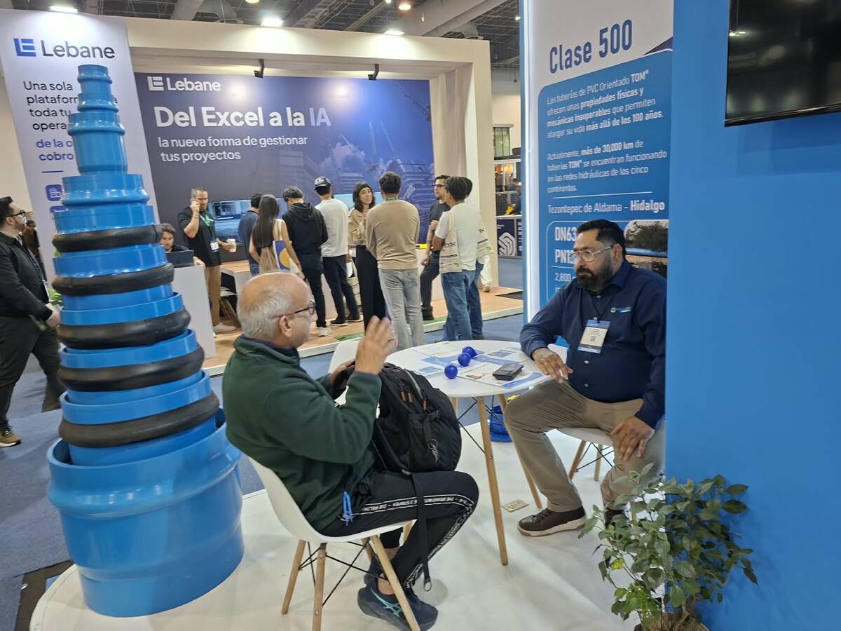 Molecor México presenta su gama para abastecimiento a presión en Expo CIHAC
