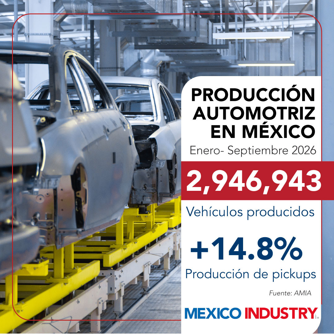 Pickups impulsan la manufactura automotriz en México con crecimiento de 14.8%